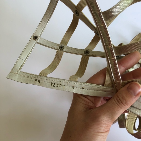 Stuart Weiztman Metallic gladiator sandals - Picture 8 of 8